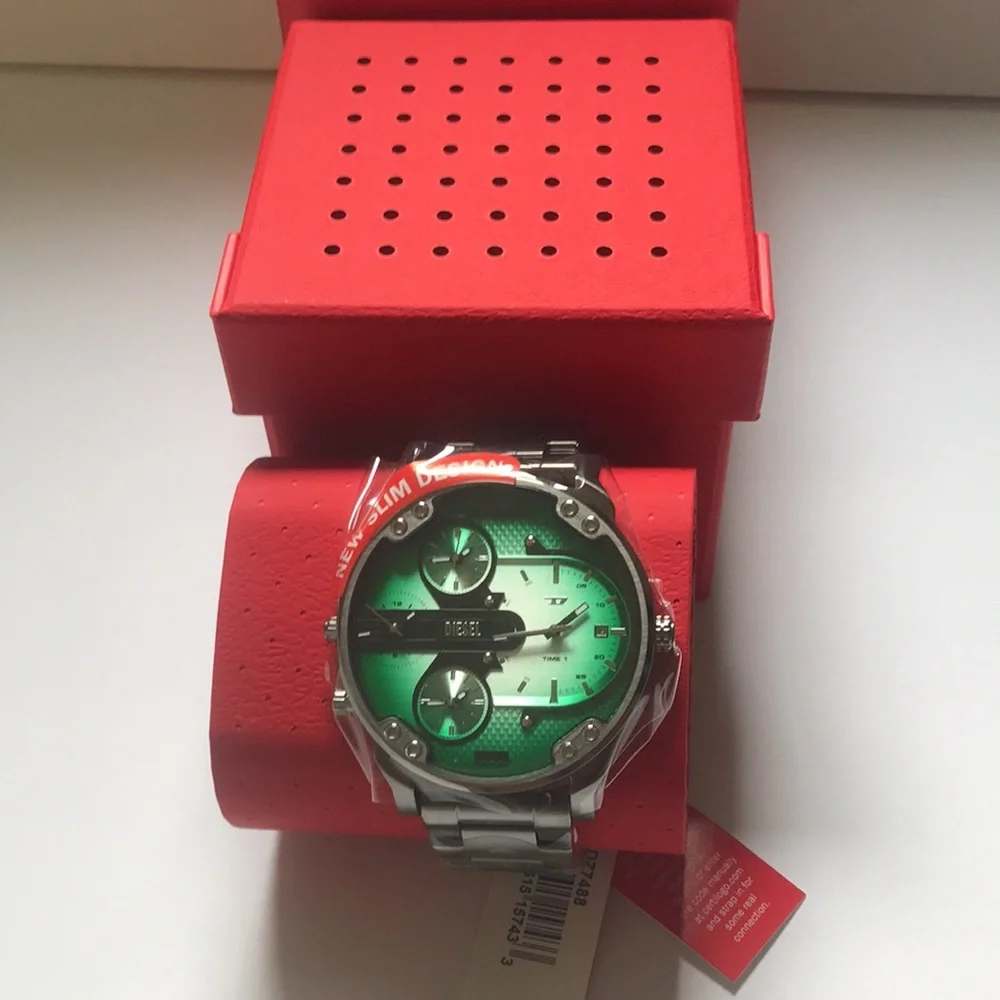 New Authentic Diesel Mr. Daddy Slim Multi-Movement Stainless Steel Watch –